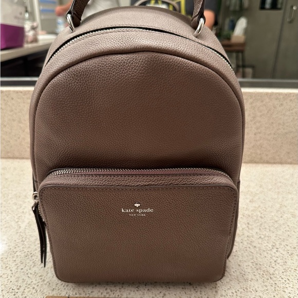 Authentic Kate Spade pebble leather backpack in tan. In excellent condition. - Picture 3 of 7